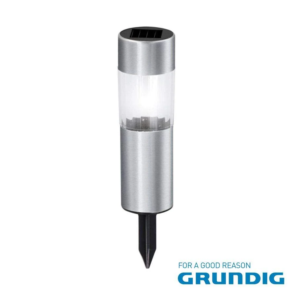 Candeeiro solar ø4,5x15cm led 6x grundig