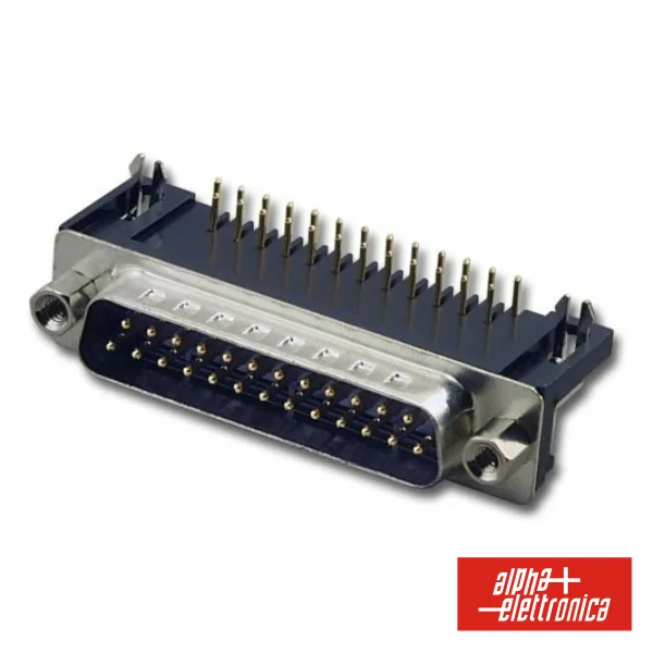 Ficha Sub-D 25 Pinos Macho P/Soldar