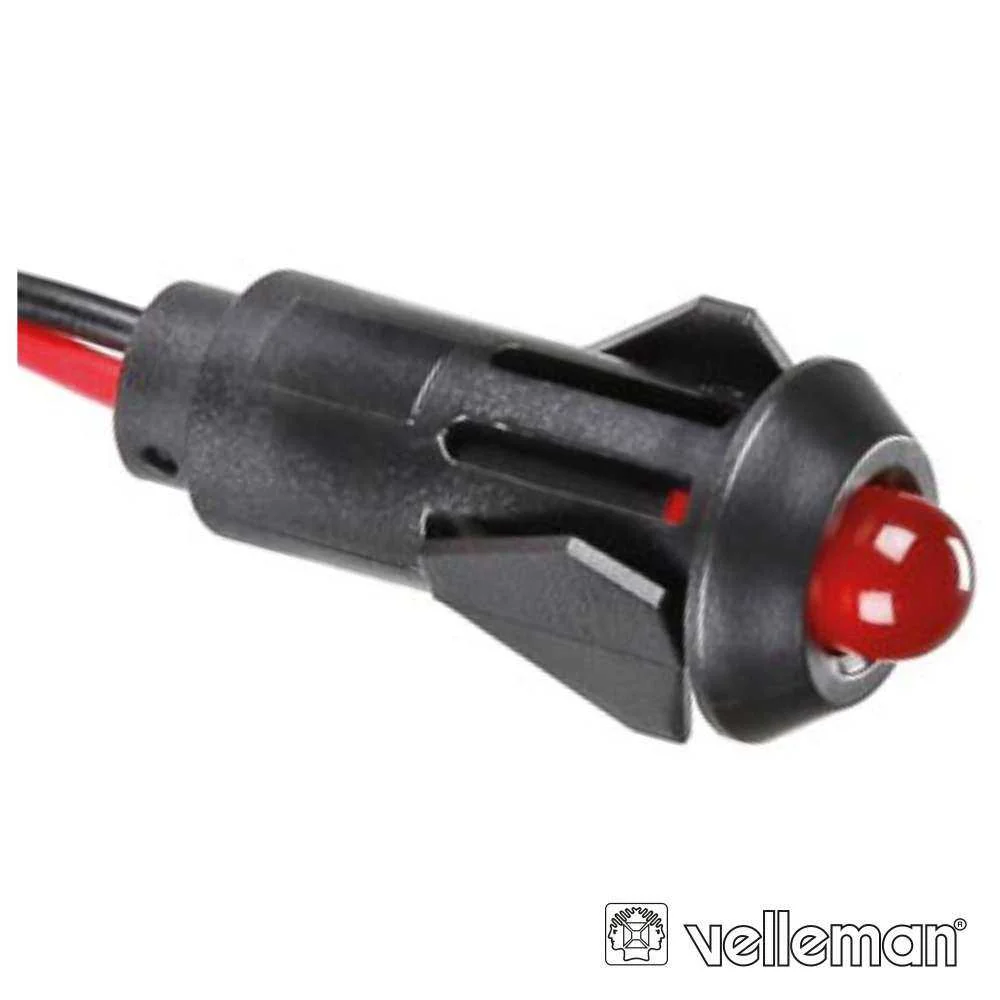 Led Intermitente 12v Dc C/ 1m Cabo Velleman