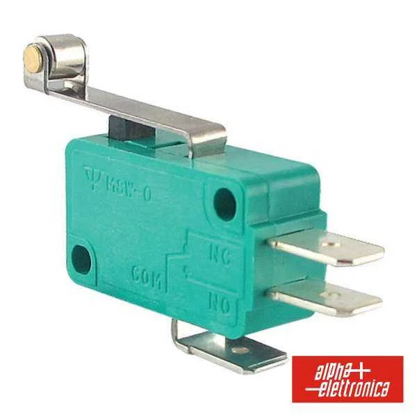 Comutador MicrosWitch 16a Patilha Grande C/ Rodizio