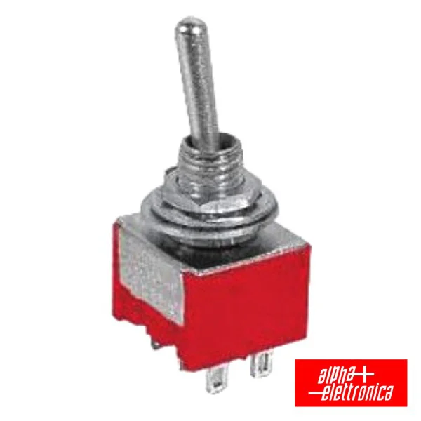 Interruptor Alavanca Miniatura On-Off-On Painel
