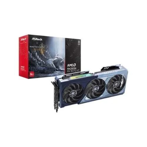 Placa Gráfica Vga asrock rx 9070 xt 16 gb monster hunter wil