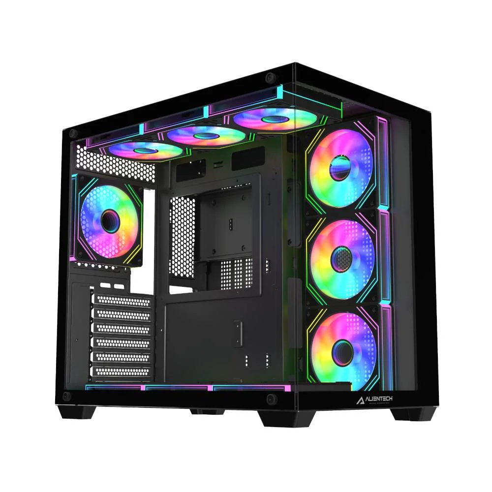 Caixa Gaming ATX Dual Chamber Alientech ALPRIMSA