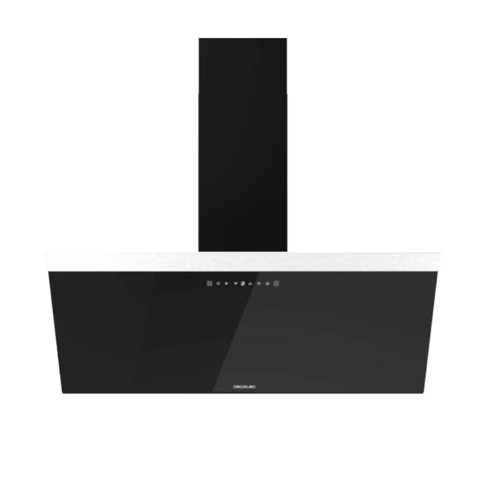 Exaustor Bolero Flux DT 906500 Glass Black 165W Preto