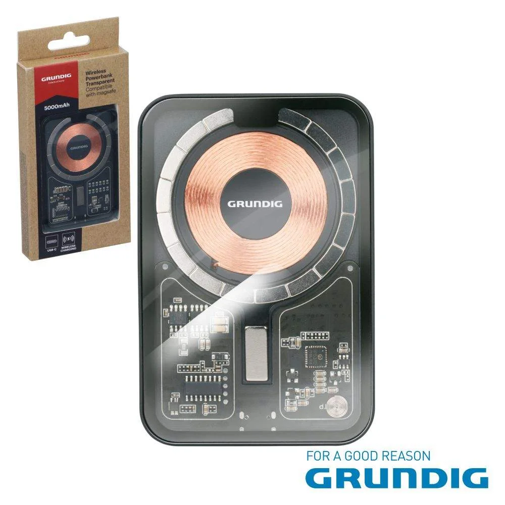 Powerbank magsafe 5000mah 5w grundig