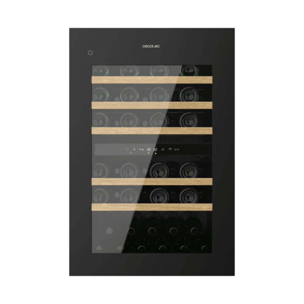 Cave Vinhos Encastre GrandSommelier Duo 57000 Touch Preto