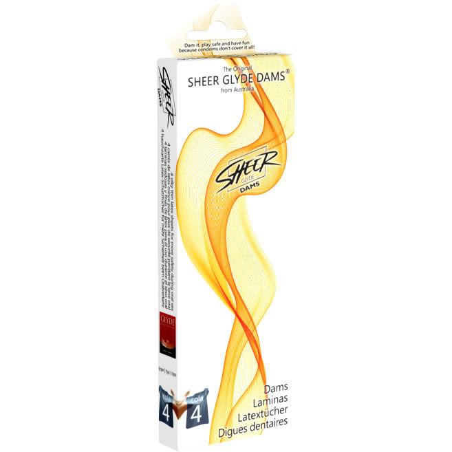 Sheer Glyde Dams Pelicula Oral Cola