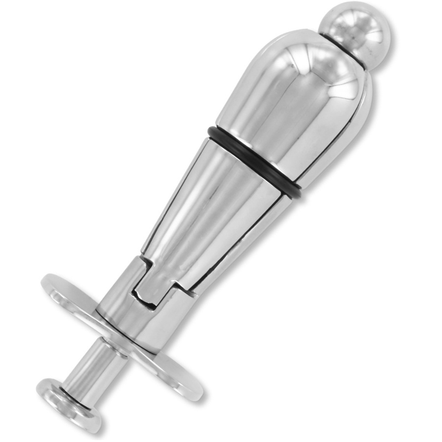 Metal hard - plug anal com fechadura
