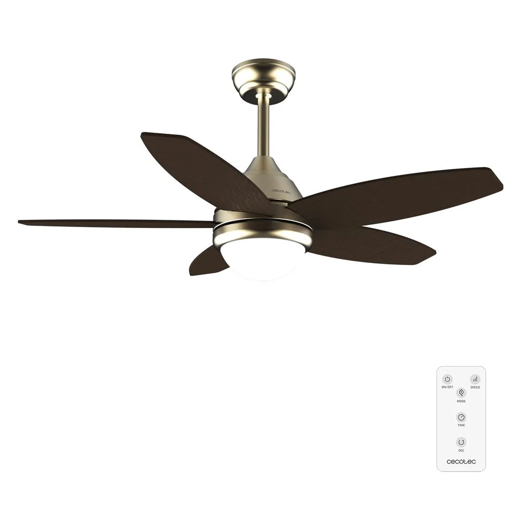 Ventoinha Teto EnergySilence Aero 4200 GoldDarkWood CECOTEC
