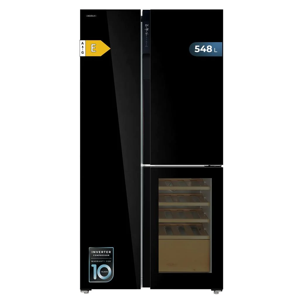 Frigorífico Americano Bolero CoolMarket TDW 548 Black Glass