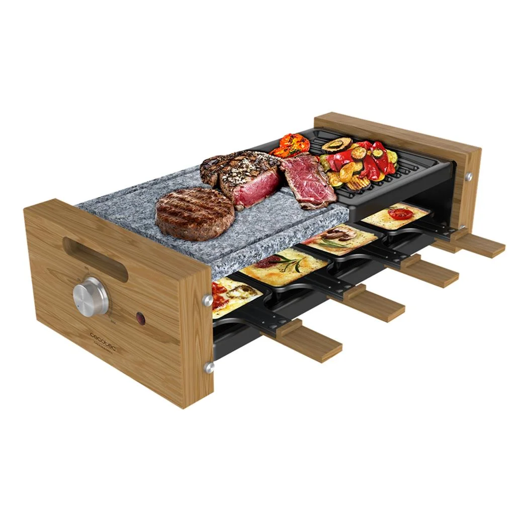 Raclette Cheese Grill 8400 Wood MixGrill CECOTEC