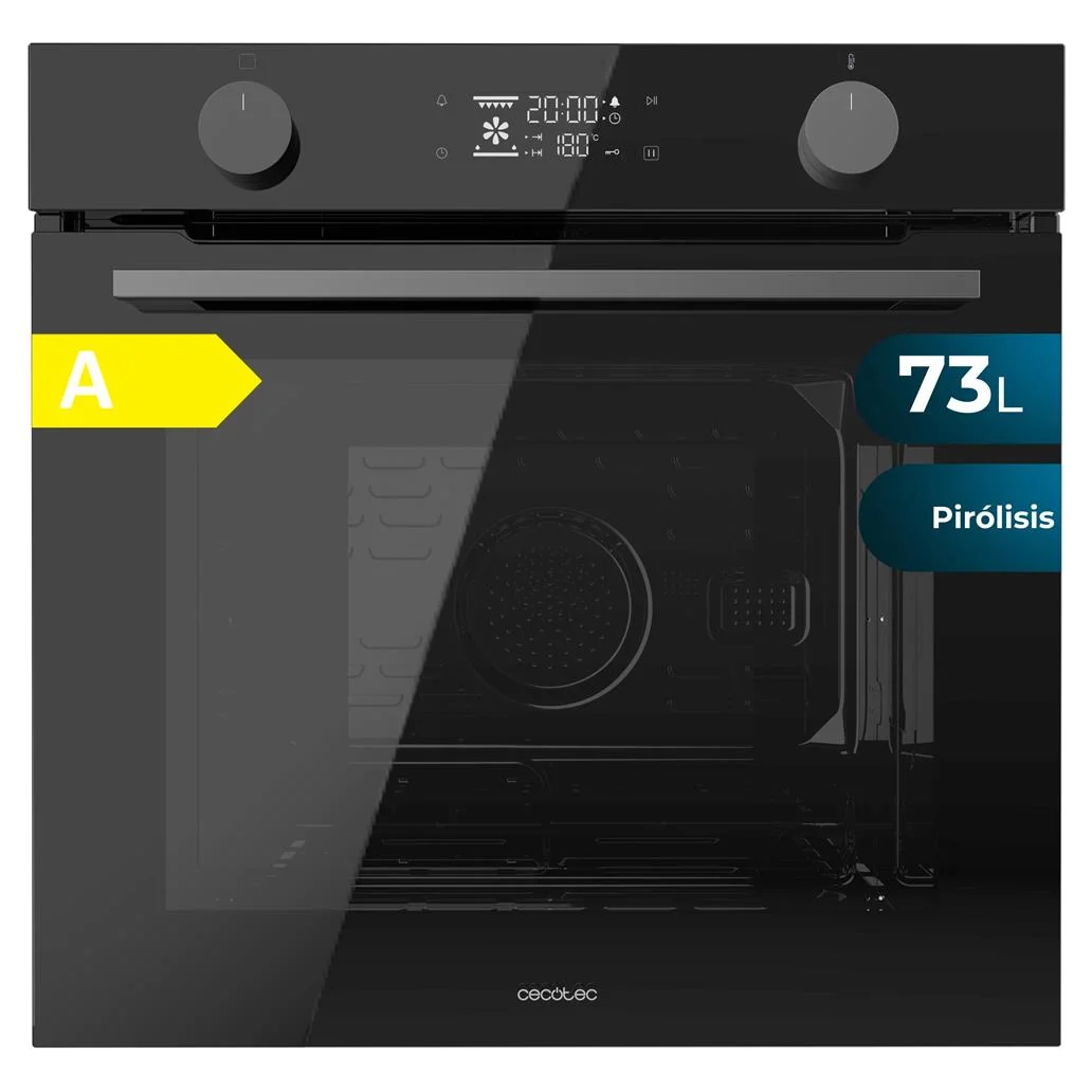 Forno Embutido Bolero Hexa P526000 Glass Black A CECOTEC