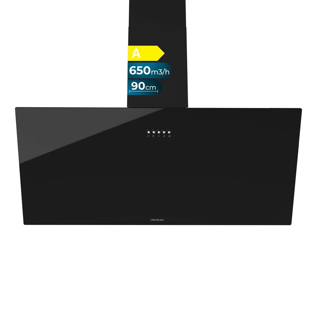 Exaustor Bolero Flux DM 906500 Glass Black CECOTEC