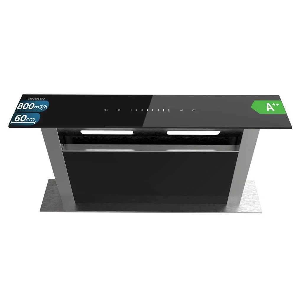 Exaustor Bancada Bolero Flux ET 608000 Glass Black 210W