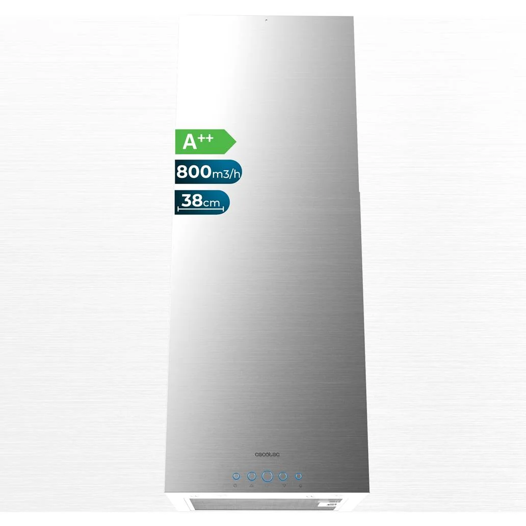 Exaustor Quadrado Bolero Flux ICT 388000 Inox 210W CECOTEC