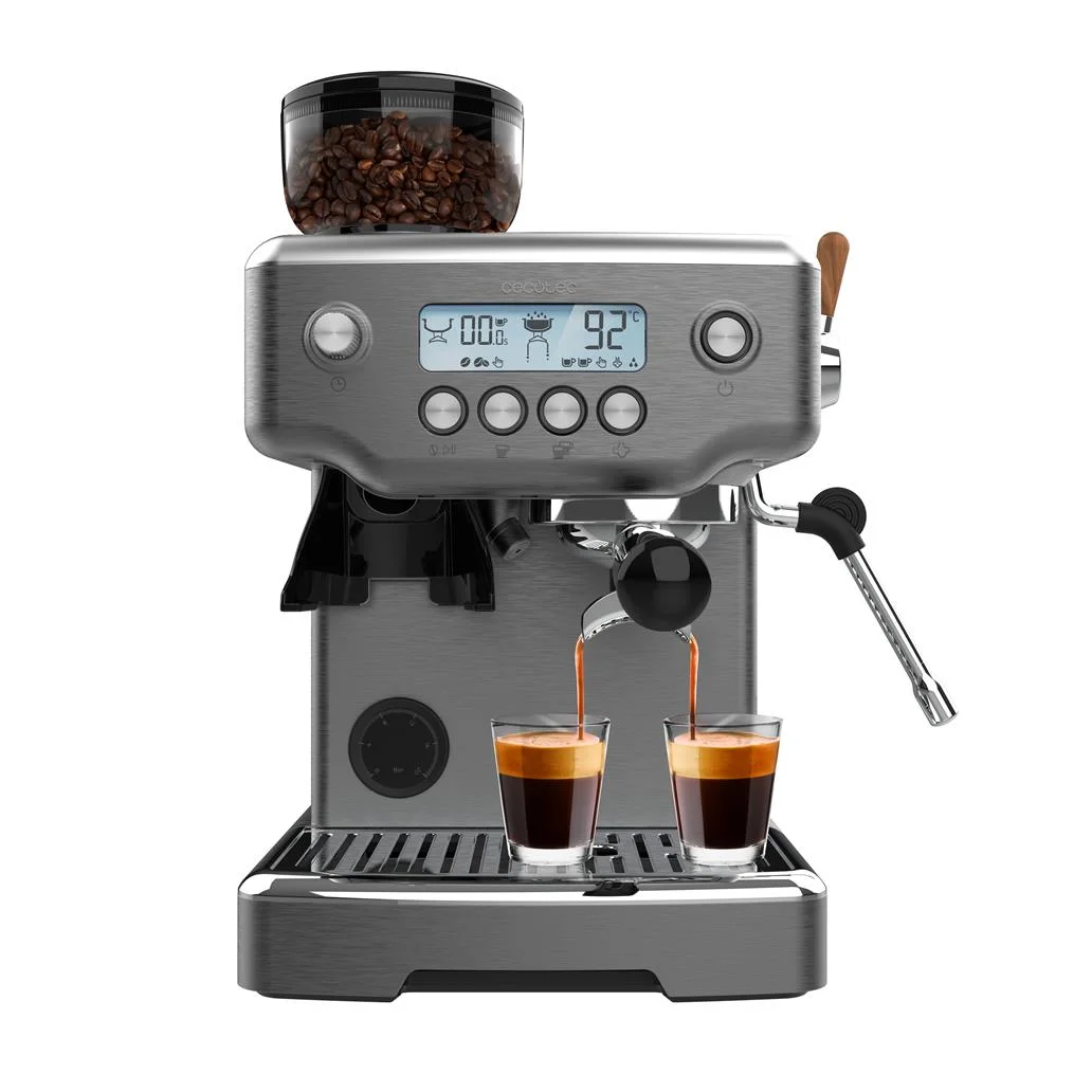 Máquina Café Power Espresso 20 Barista Aço e Moinho CECOTEC