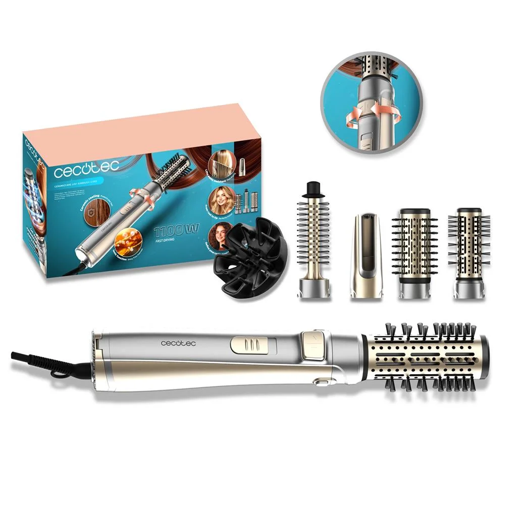Escova Cabel CeramicCare 5in1 AirBrush Gyro CECOTEC