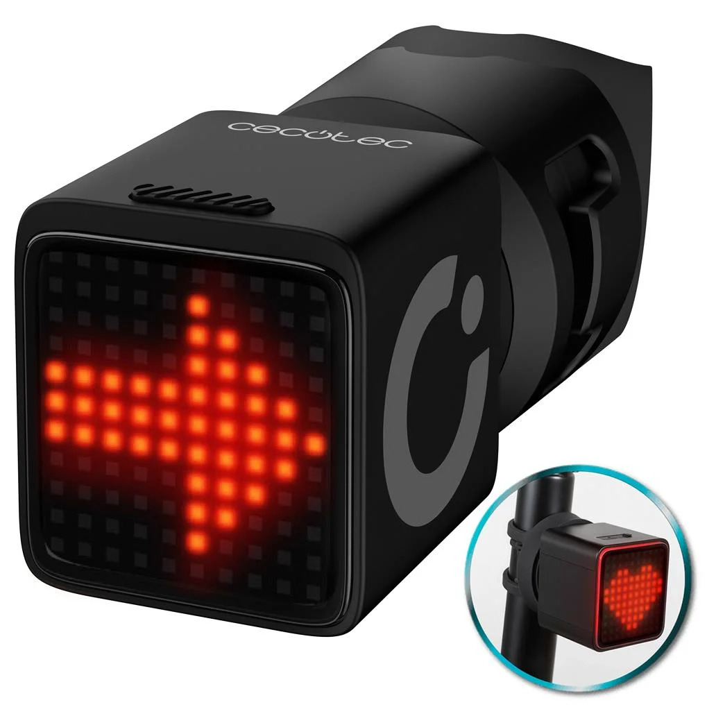 Luz de Trás Para Bicicletas e Trotinetes Smart Tail CECOTEC