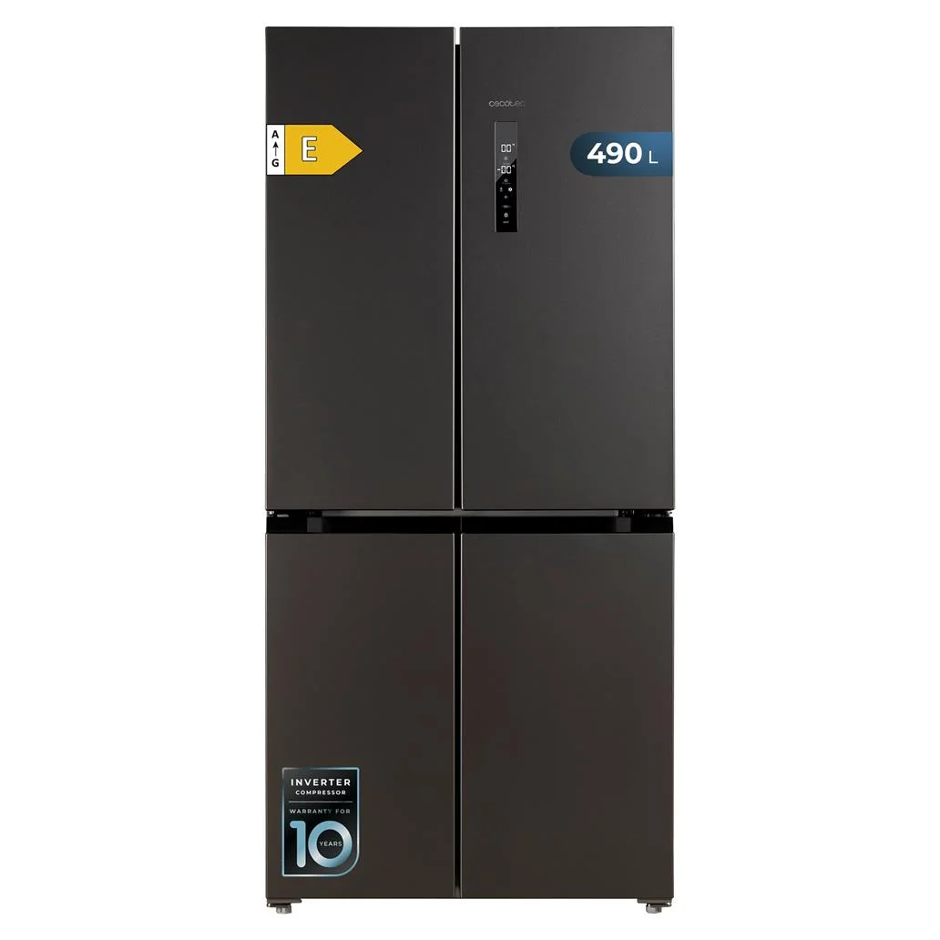 Frigorífico Americano Bolero CoolMarket 4D 490 Dark CECOTEC