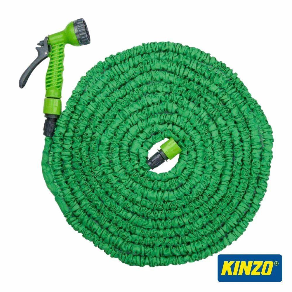 Mangueira de jardim extensível de 7.5m a 15m kinzo