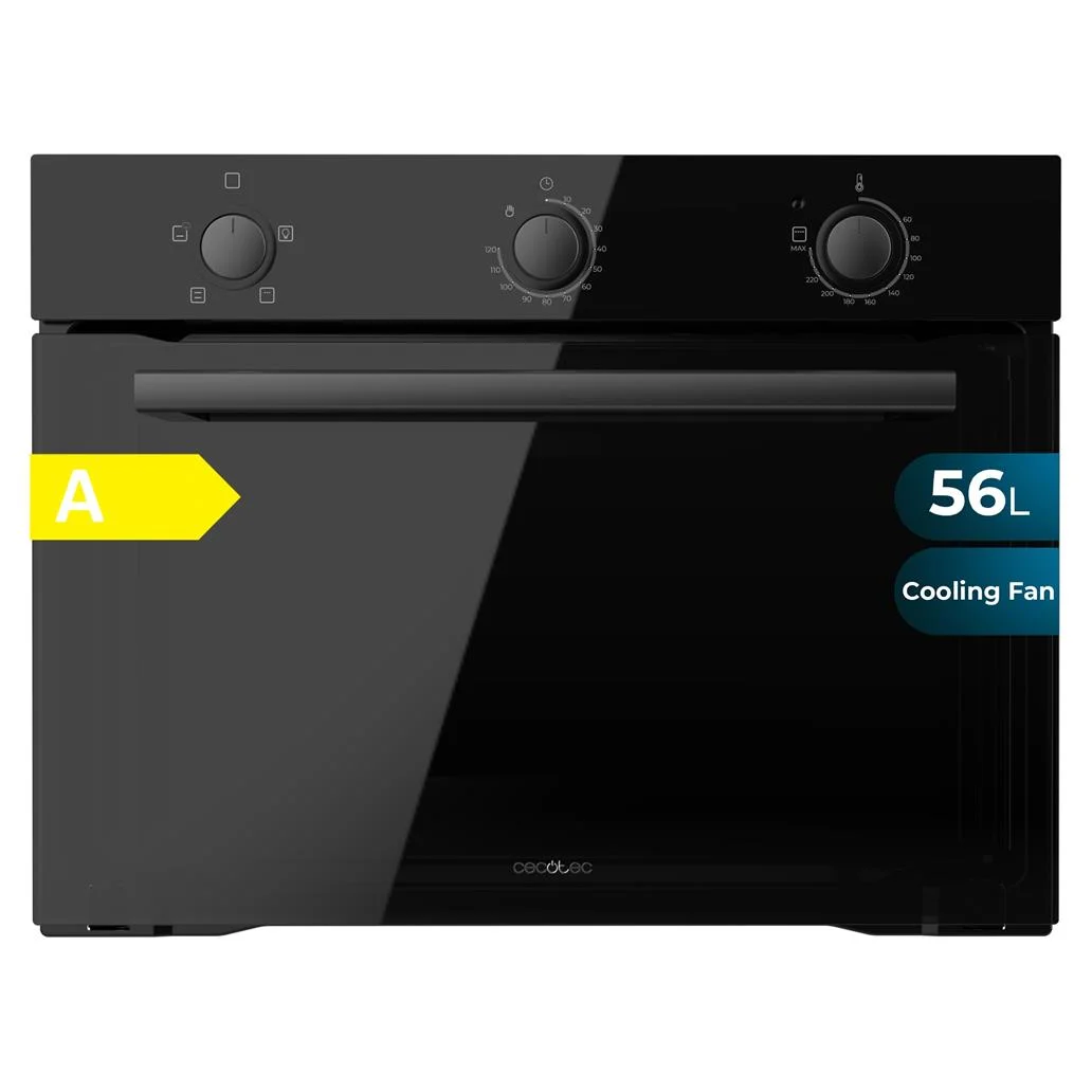 Forno de Encastre Bolero Hexa C134500 Glass Black A CECOTEC