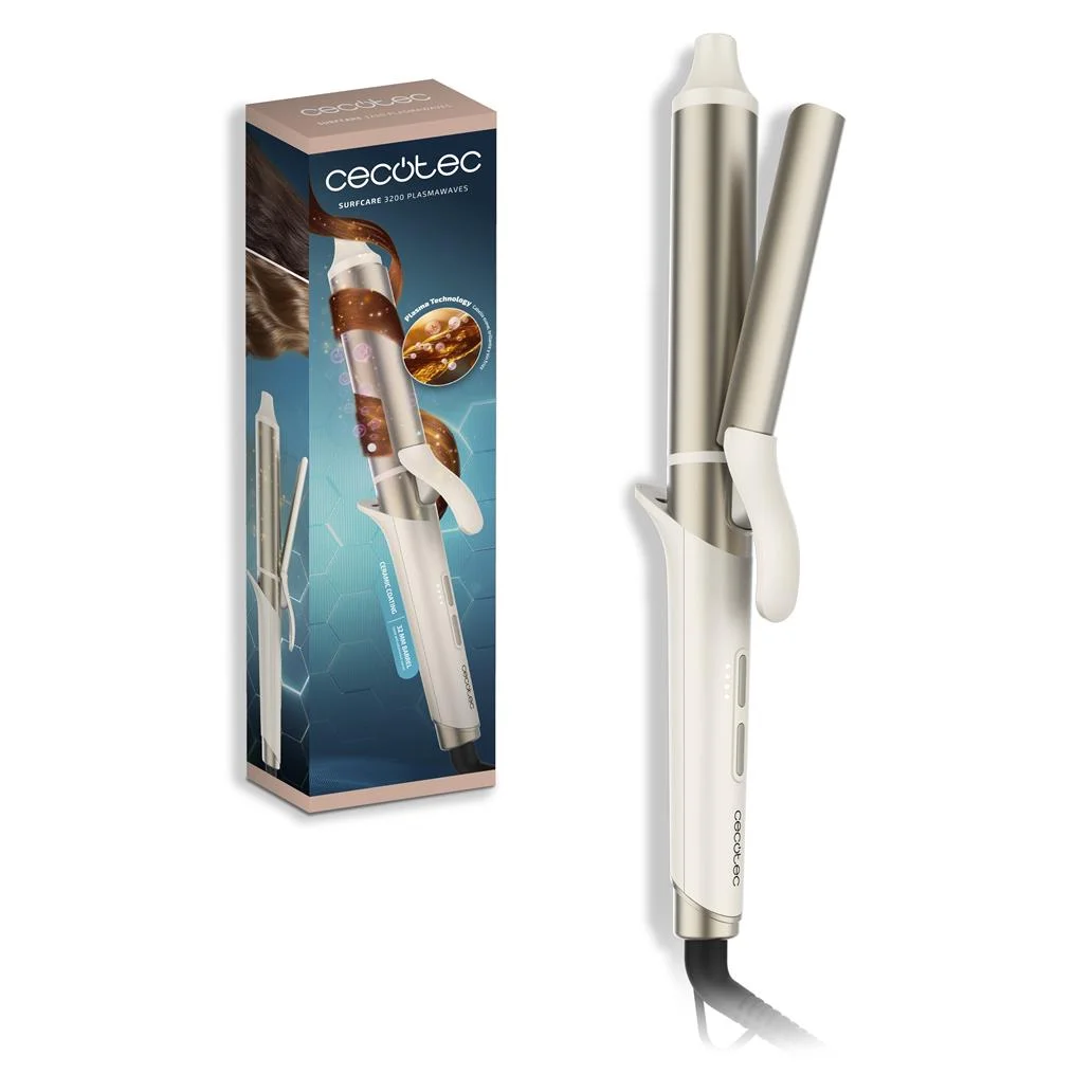 Modelador de cachos SurfCare 3200 PlasmaWaves CECOTEC