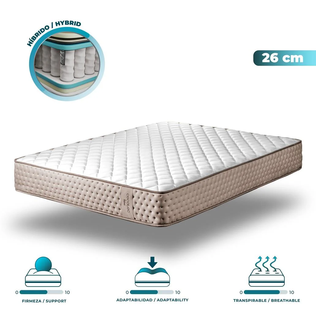 Colchão flow 6790 Hybrid 105 x 190 CECOTEC
