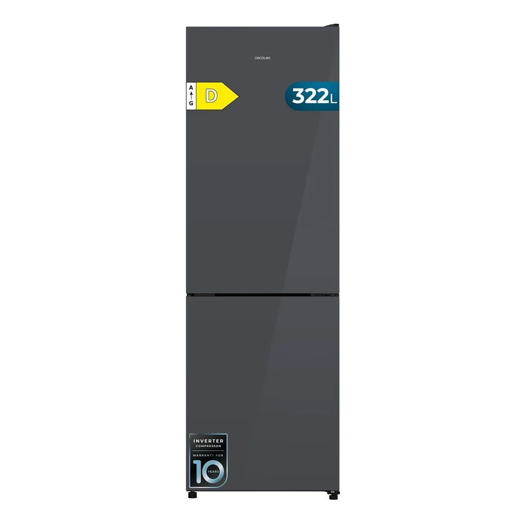 Frigorífico Bolero CoolMarket Combi 322i Grey Glass D CECOT