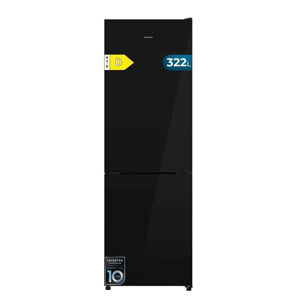 Frigorífico Bolero CoolMarket Combi 322i Black Glass D CECO