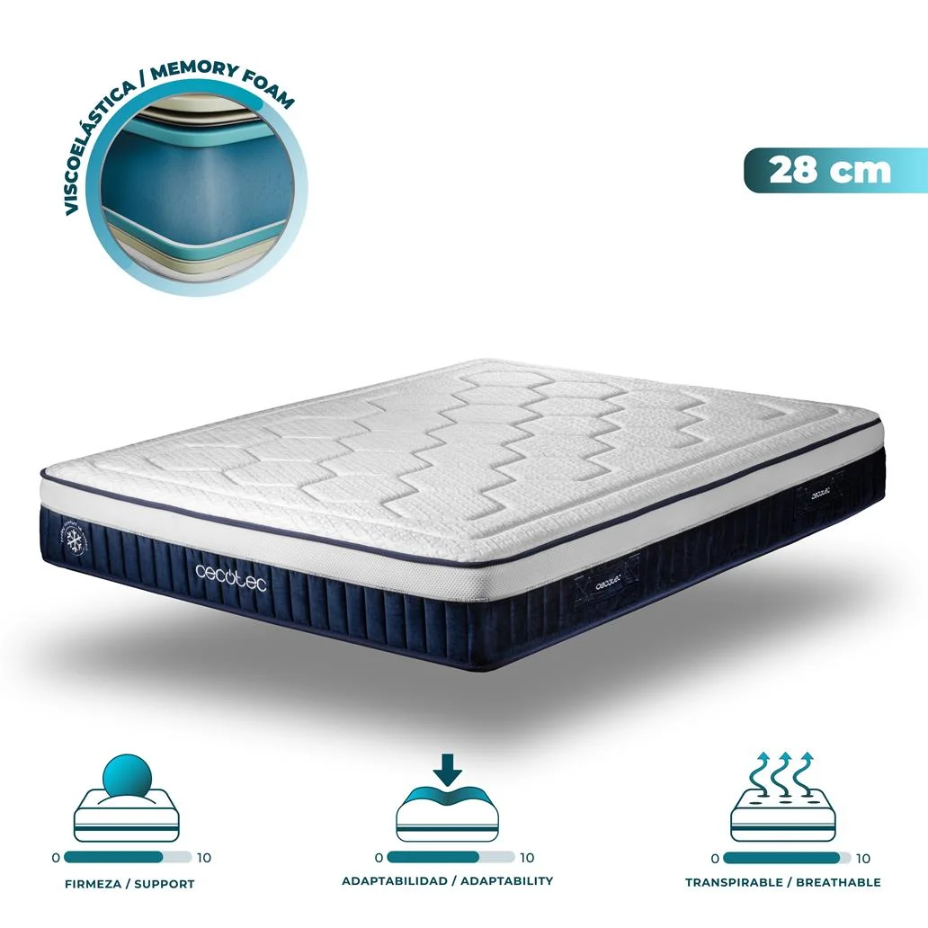 Colchão Flow CecoFresh 2700 CoolConfort Hybrid 90 x CECOTEC