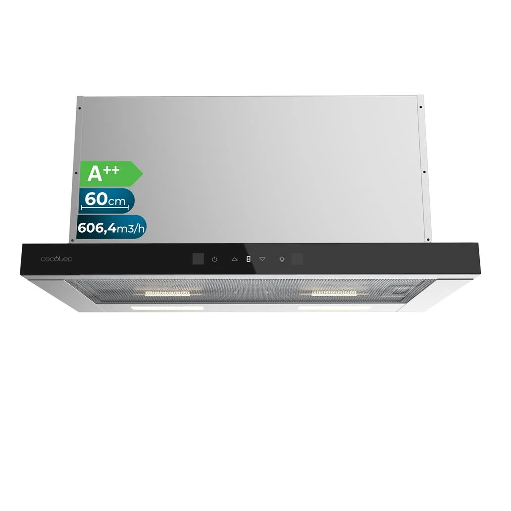 Exaustor de teto Bolero Flux TLT 605501 Glass Black A CECOTE