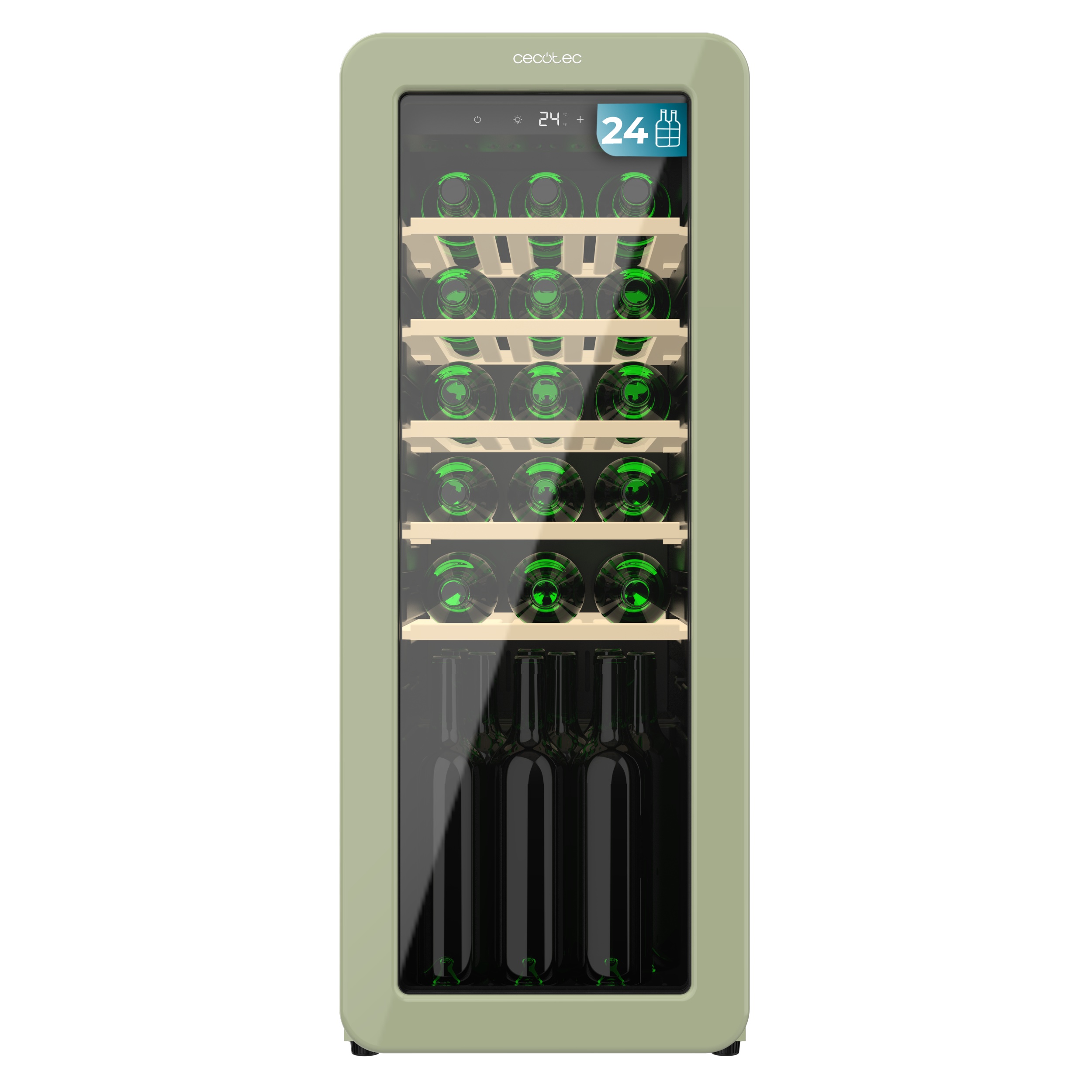 Cave de vinho Bolero GrandSommelier Origin 24 Hit Green CECO