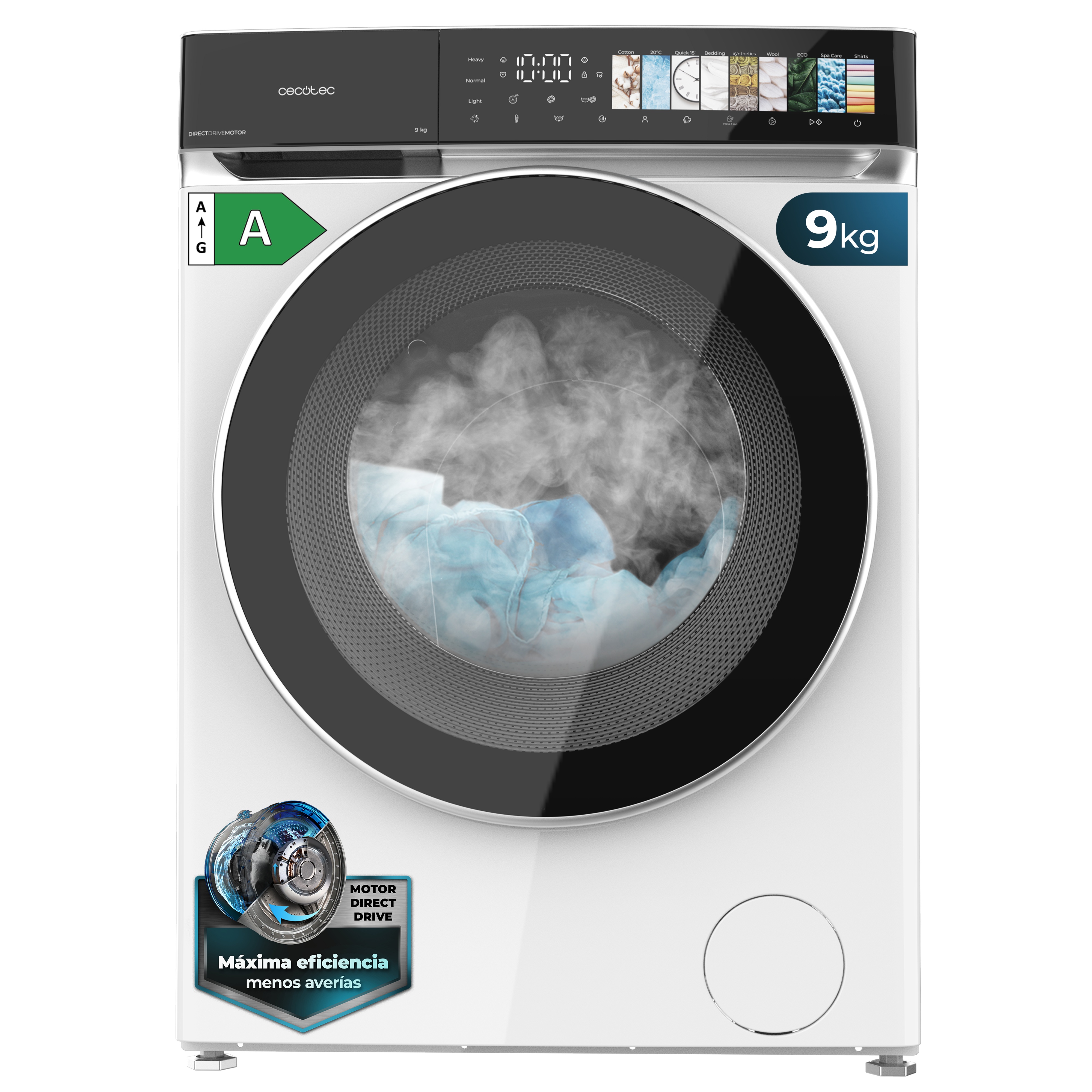 Máquina de lavar roupa Bolero DressCode 9970 Direct Drive CE
