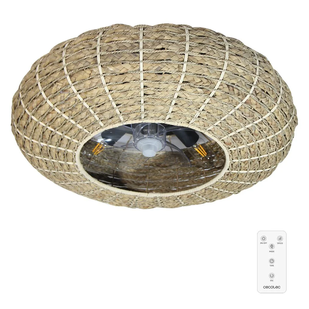 Ventoinha de Teto EnergySilence LampAero 650 Natural Wicker