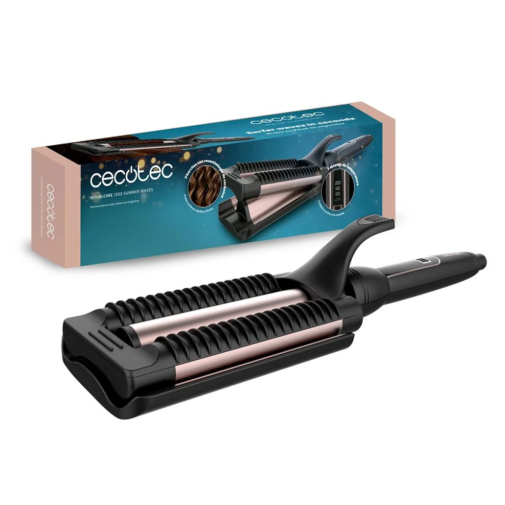 Alisador de Cabelo RitualCare 1000 Summer Waves CECOTEC