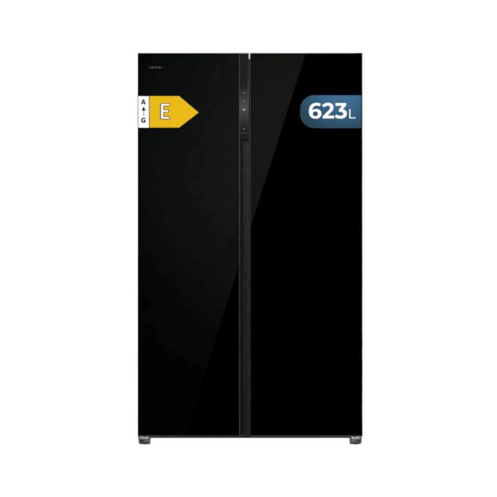 Frigorífico Americano Bolero CoolMarket SBS 623 Black Glass