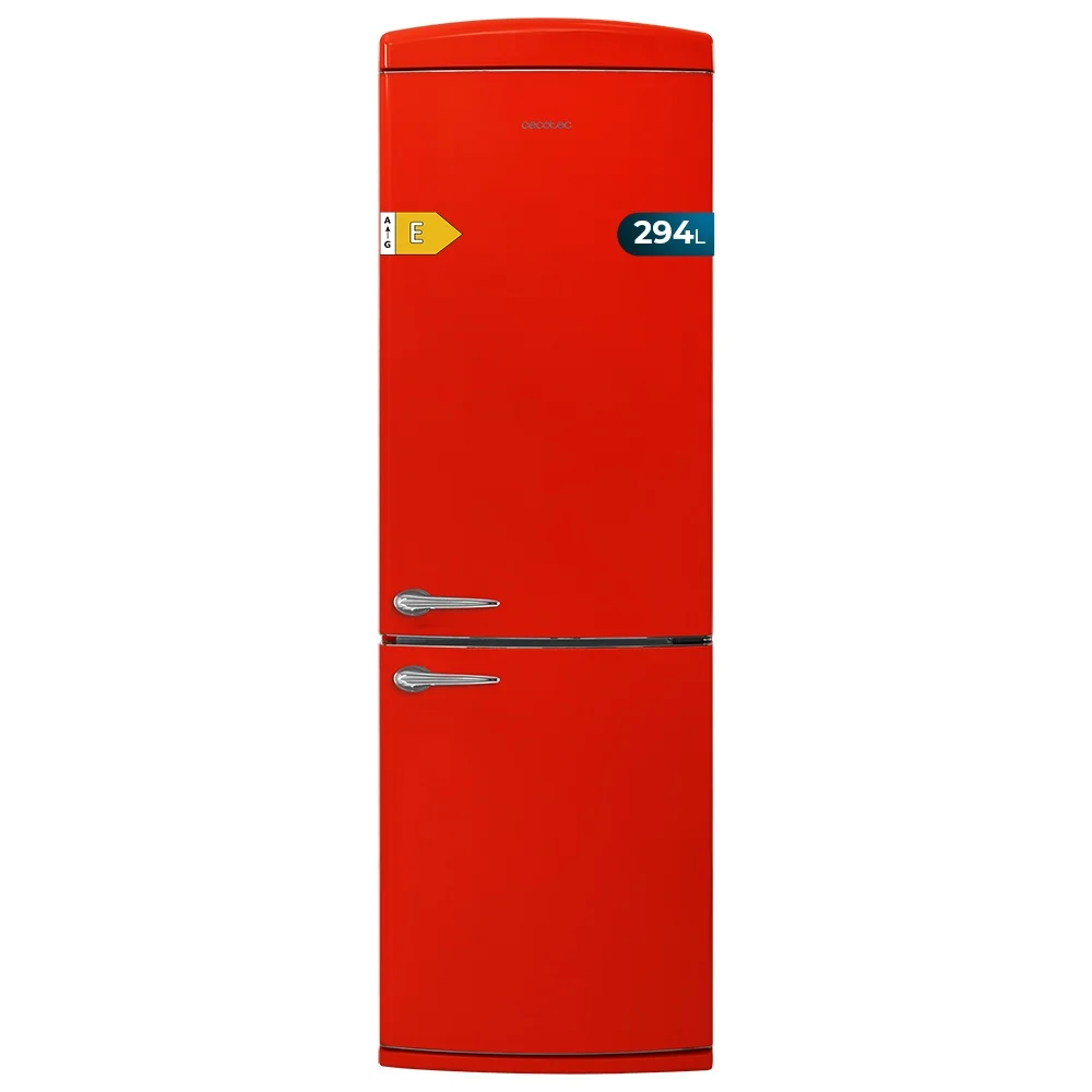 Frigorífico Combinado 294 Vermelho E CECOTEC