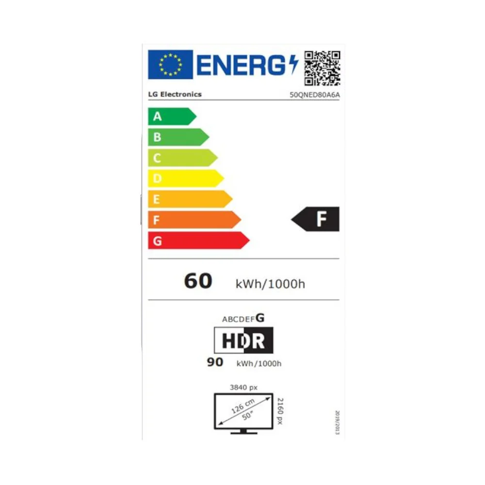 Smart TV LG 50" QNED AI 50QNED80A6A QNED 4K UHD