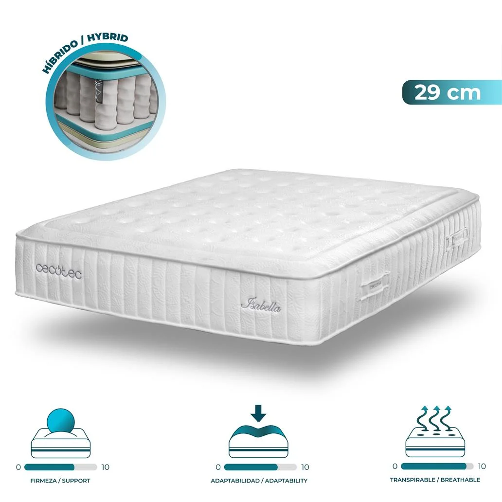 Colchão Flow Hêritage Isabella 180x200 CECOTEC