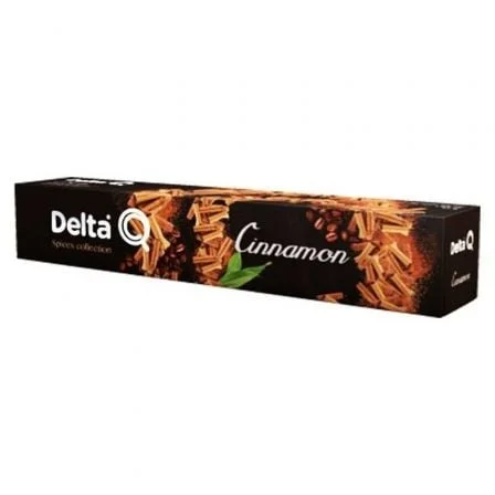 Cápsula delta cinnamon para máquinas de café delta caixa de
