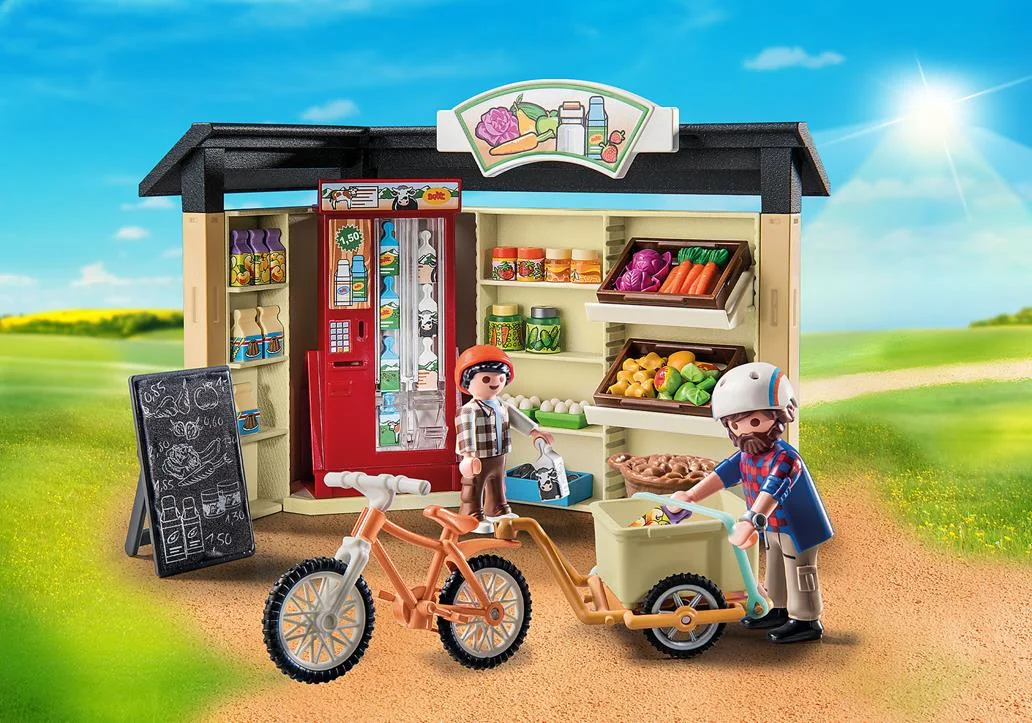 Playmobil Contry Loja Agricola 24 Horas 83 Peças