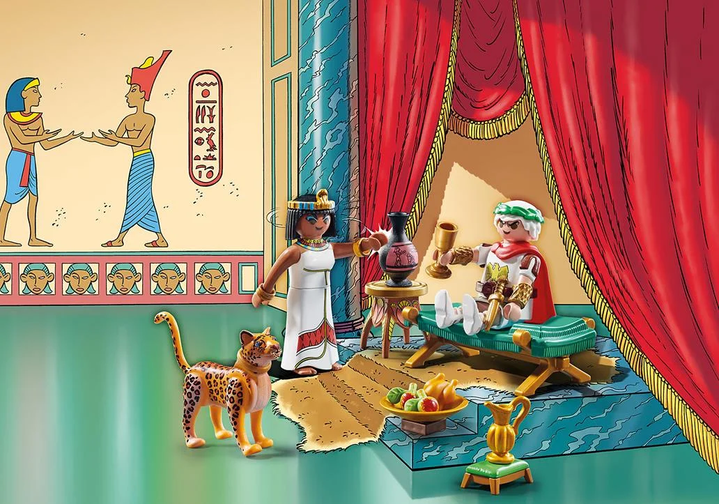 Playmobil Axteríx César e Cleopatra 28 Peças