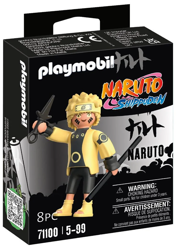 Playmobil Naruto Shippuden Figura Naruto 8 Peças