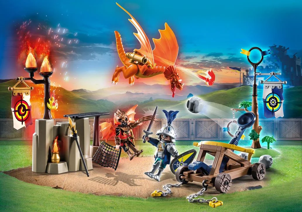 Playmobil Novelmore Vs Burnham Raiders - Zona Batalha 92 Pçs
