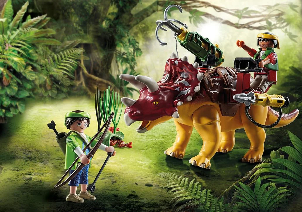 Playmobil Dino Rise Triceratops 37 Peças