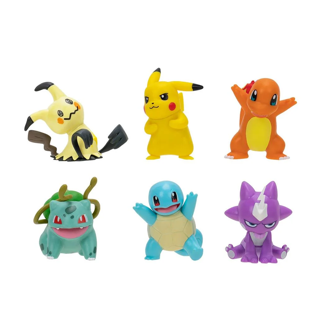 Conjunto De 6 Figuras Pokémon