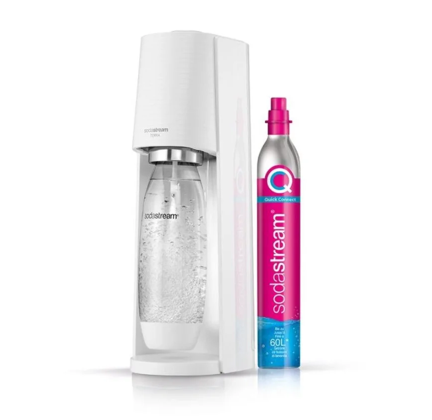 Máquina Refrigerante SodaStream Terra QC CO2/1Lt PetB. White
