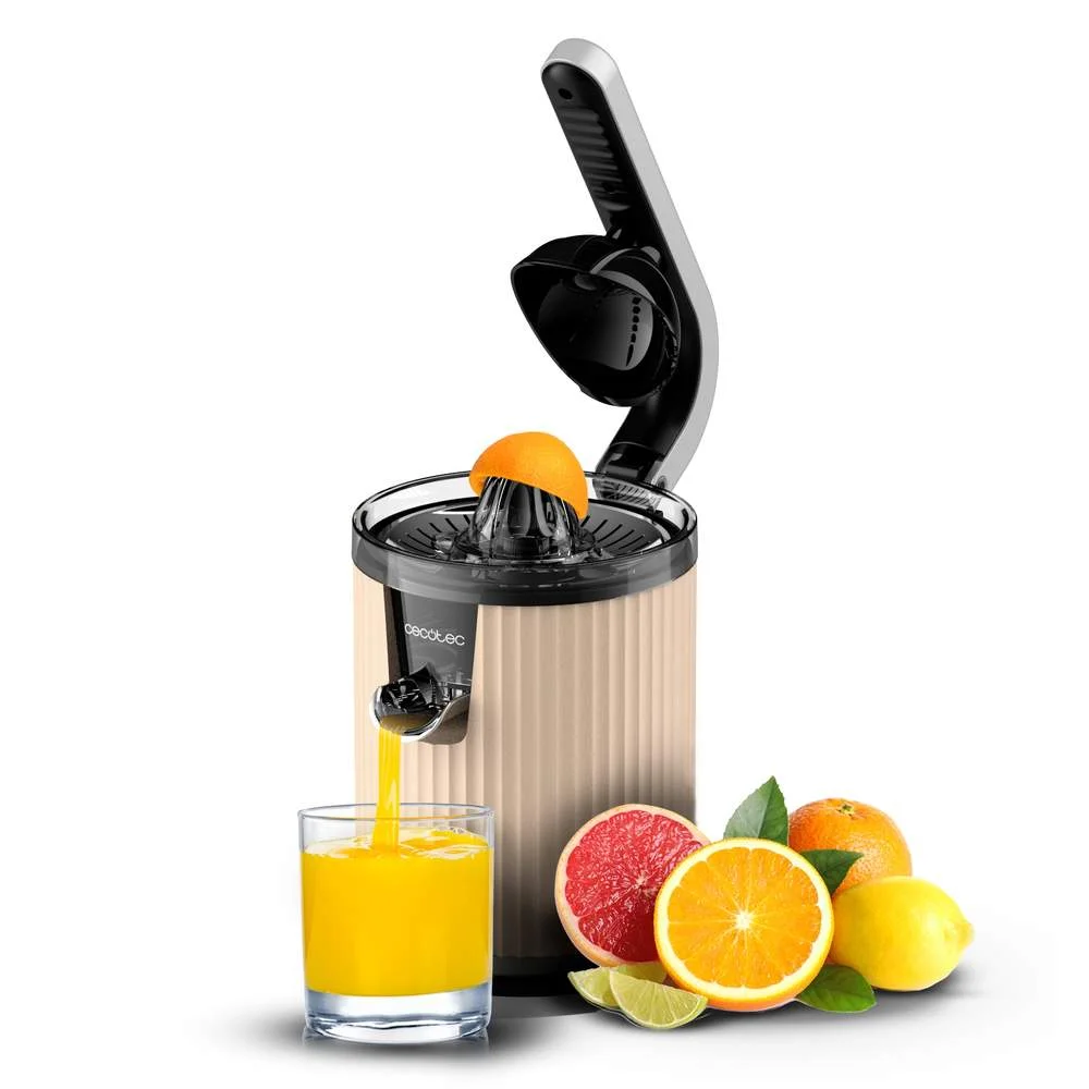 Espremedor com braço Xqueeze RetroJuice 600 Beige CECOTEC