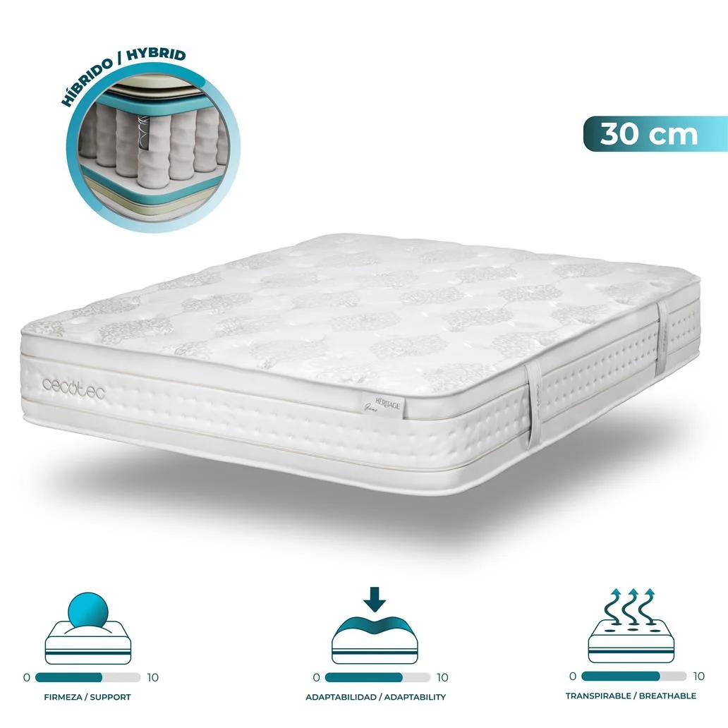 Colchão Flow Hêritage Jane 90x190 CECOTEC