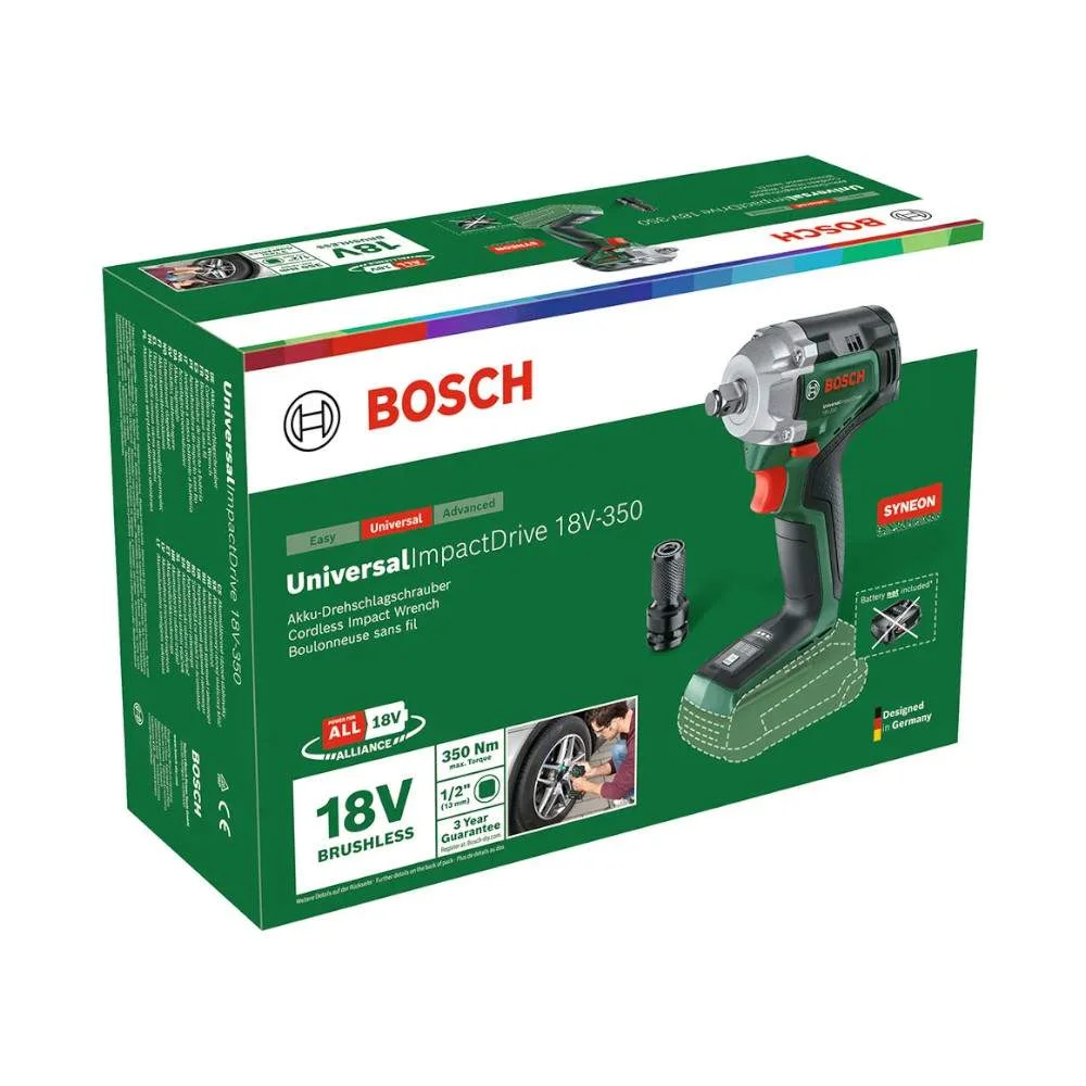 Chave de ImpactoBosch UniversalImpactDrive 18V-350